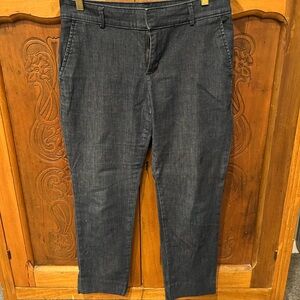 Banana Republic Navy Denim Trousers